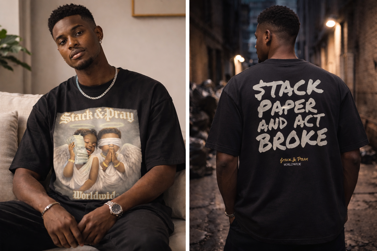Stack & Pray Angeles T-Shirt