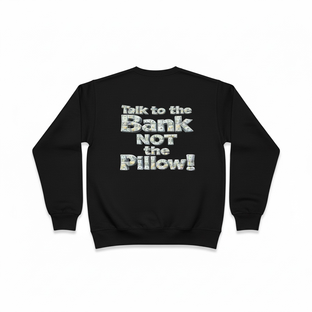 “Talk to the Bank” 8 oz. Crewneck