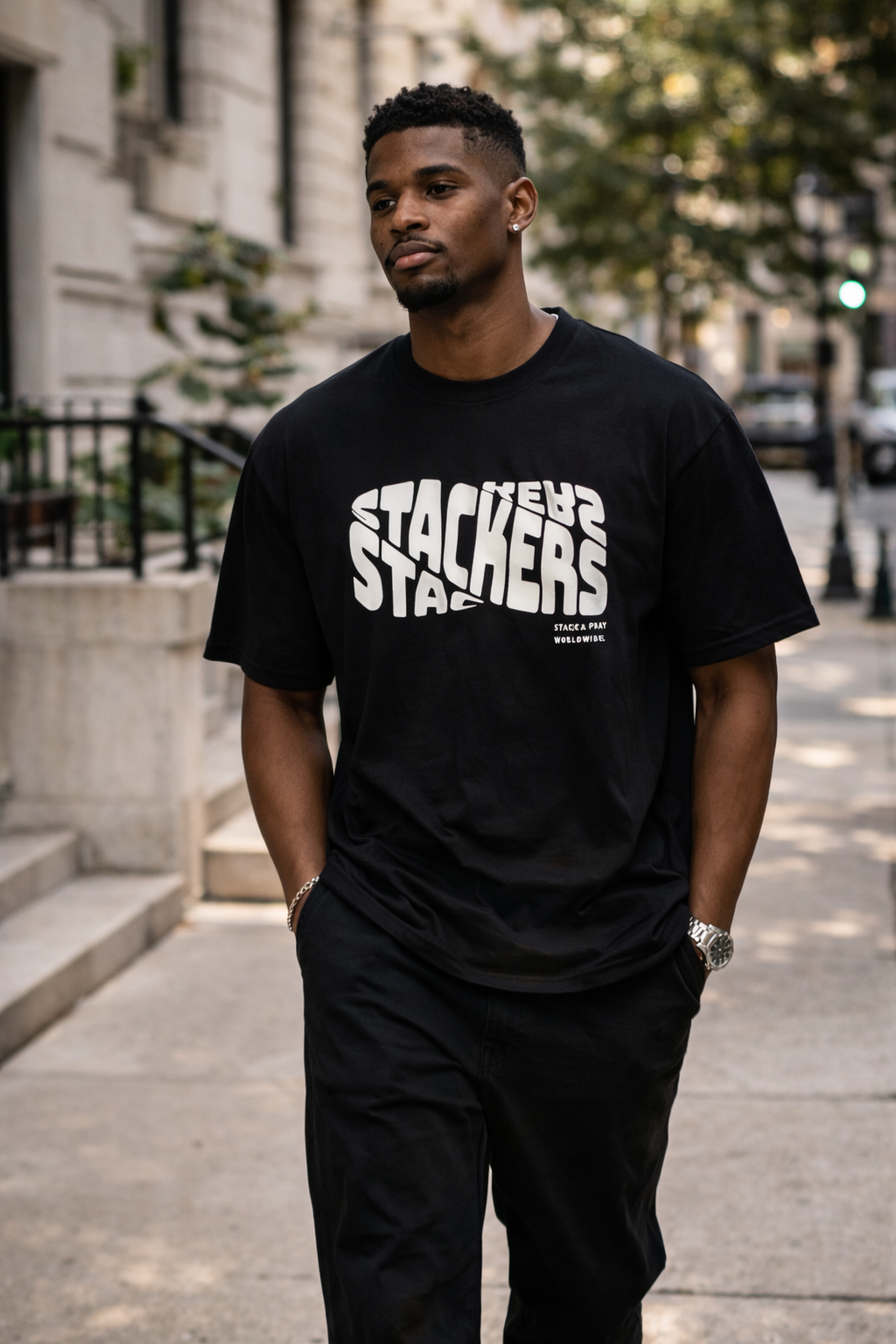 Stackers Warped Tee